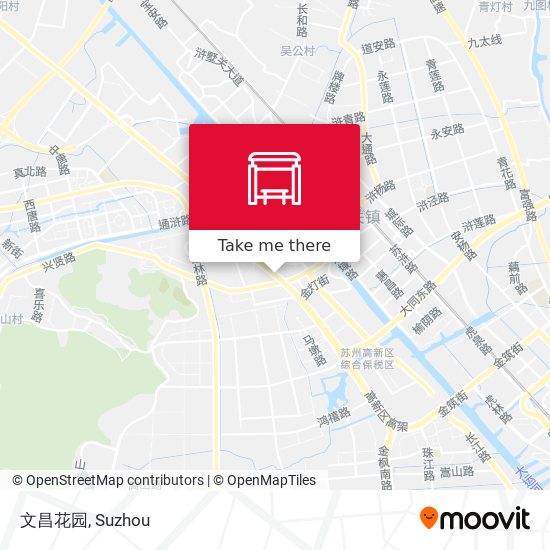 文昌花园 map