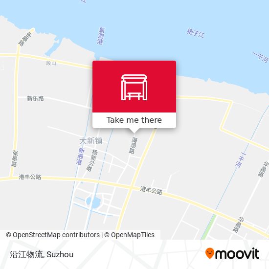 沿江物流 map