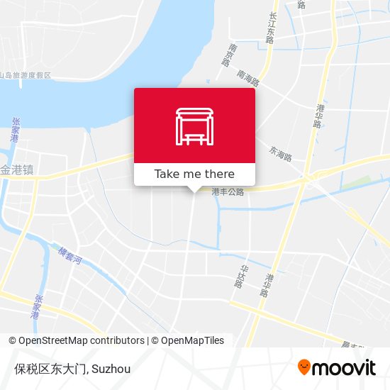 保税区东大门 map