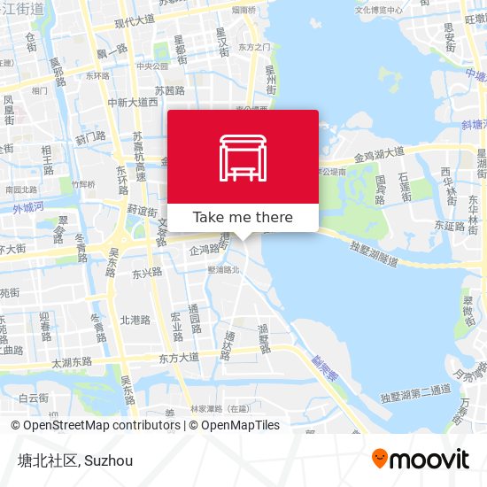 塘北社区 map