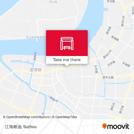 江海粮油 map