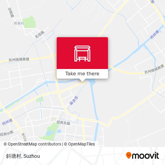 斜塘村 map