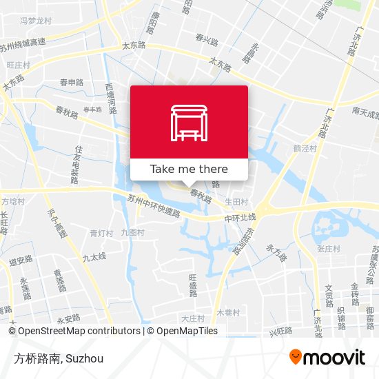方桥路南 map