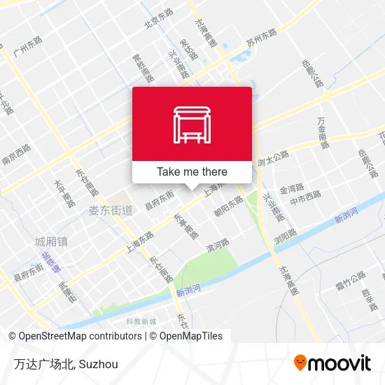 万达广场北 map
