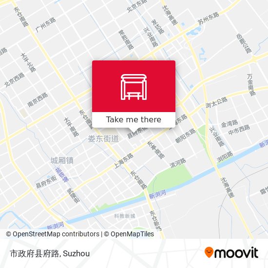 市政府县府路 map