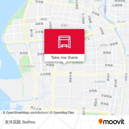 龙河花园 map