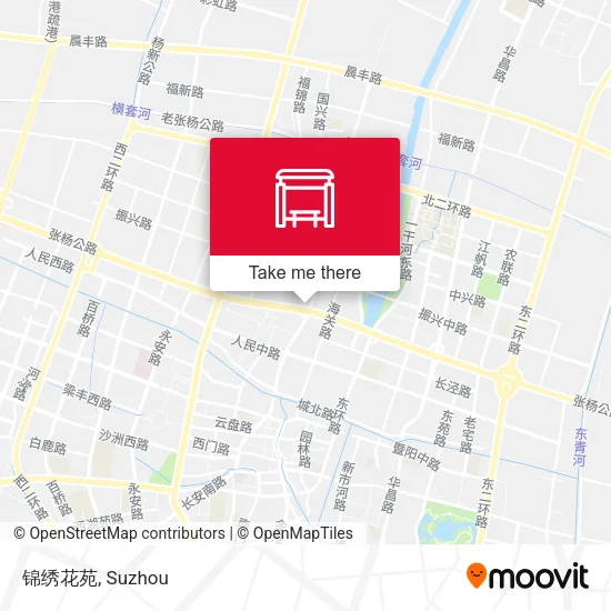锦绣花苑 map
