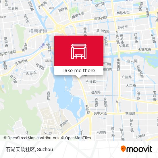 石湖天韵社区 map