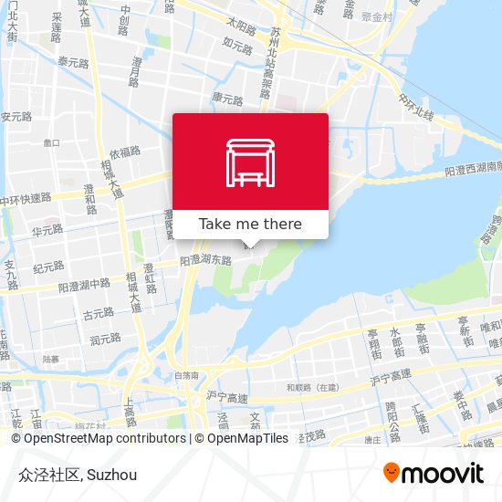 众泾社区 map