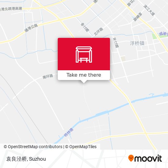 袁良泾桥 map