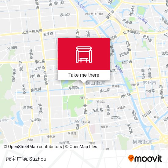 绿宝广场 map