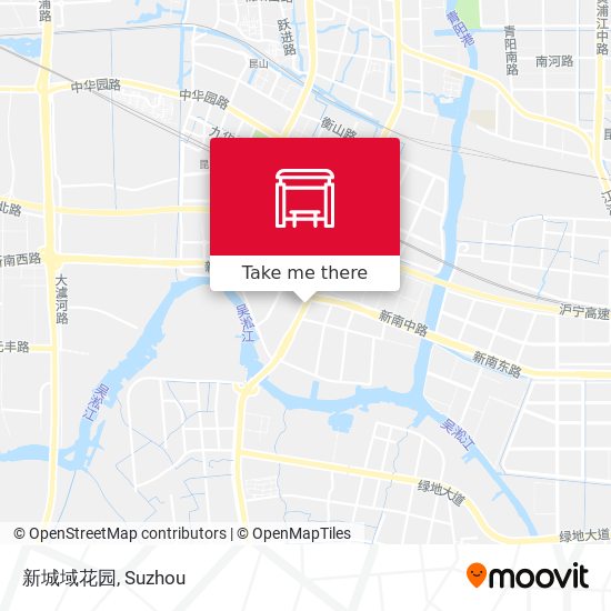 新城域花园 map