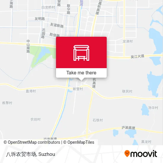 八坼农贸市场 map