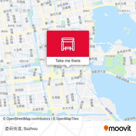娄葑街道 map