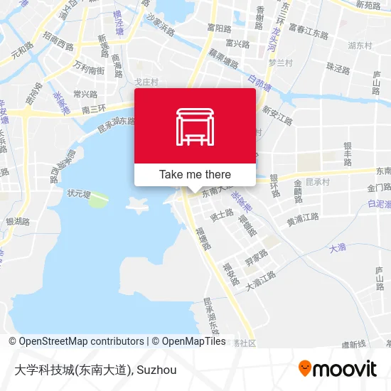 大学科技城(东南大道) map