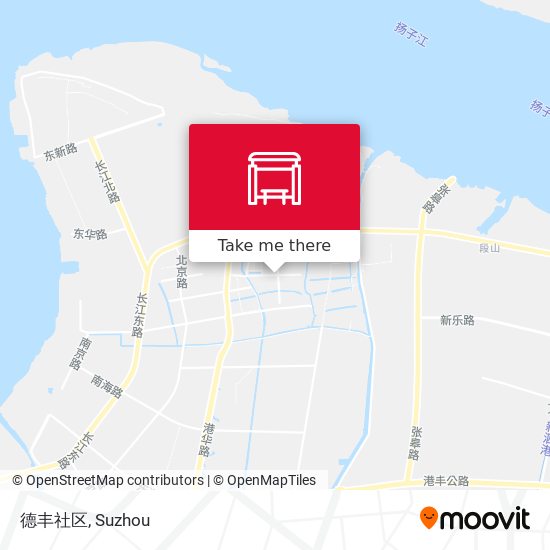 德丰社区 map