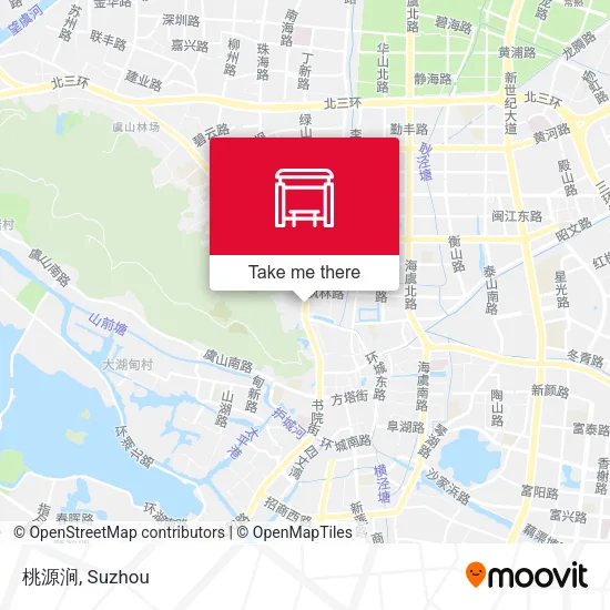 桃源涧 map