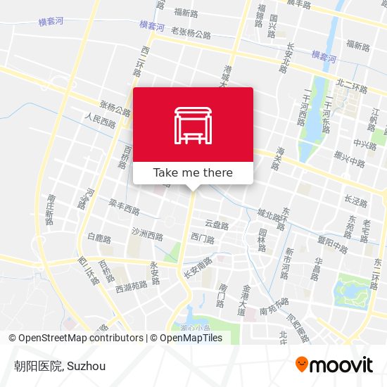 朝阳医院 map