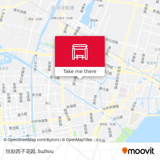 恒励西子花园 map