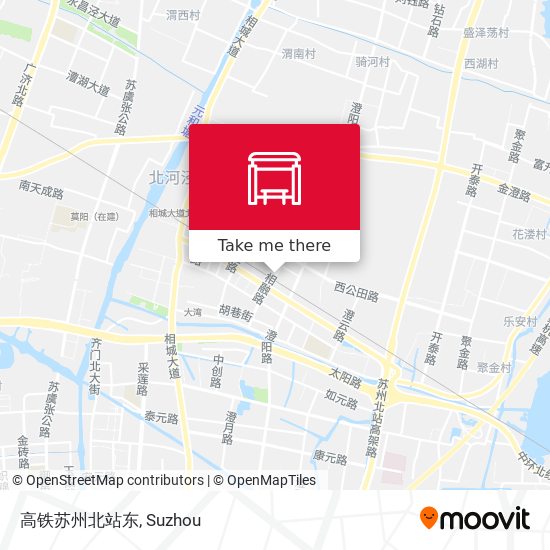 高铁苏州北站东 map
