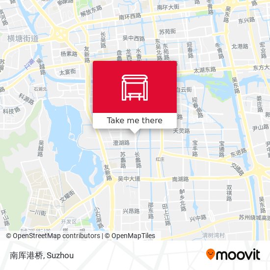 南厍港桥 map