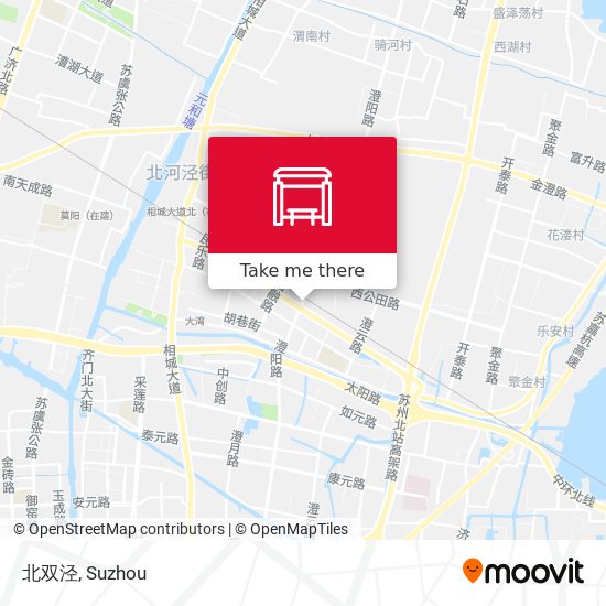 北双泾 map