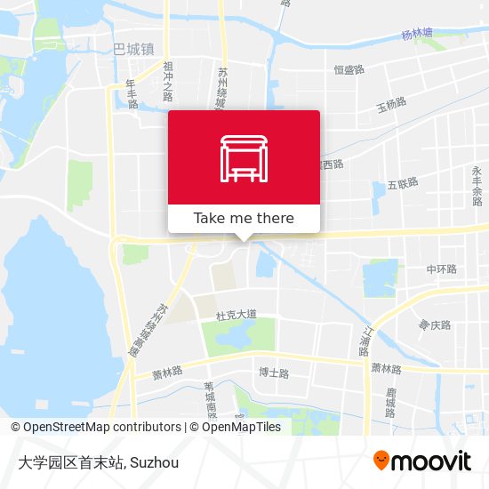 大学园区首末站 map