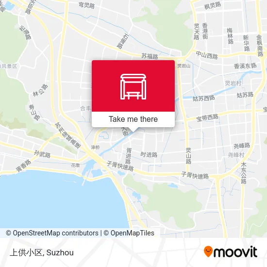 上供小区 map