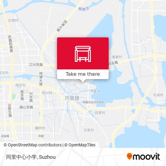 同里中心小学 map