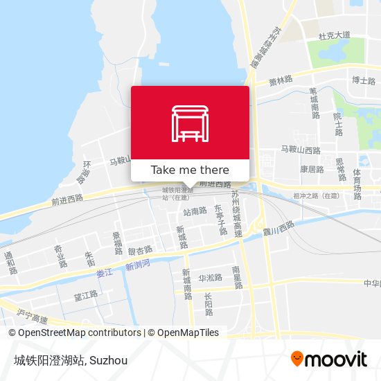 城铁阳澄湖站 map