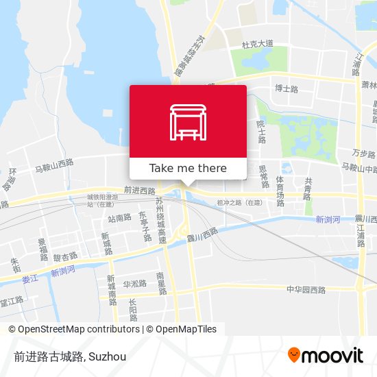 前进路古城路 map
