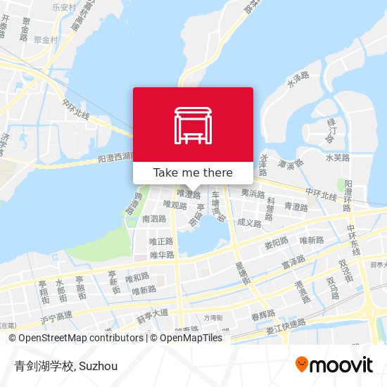 青剑湖学校 map