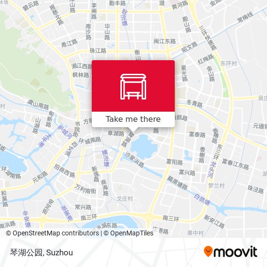 琴湖公园 map