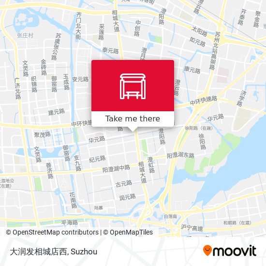 大润发相城店西 map