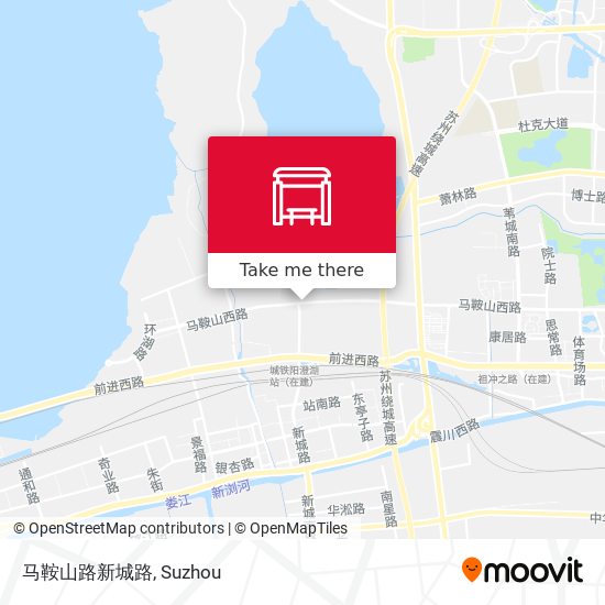 马鞍山路新城路 map