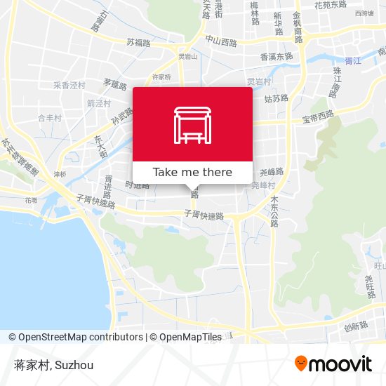 蒋家村 map
