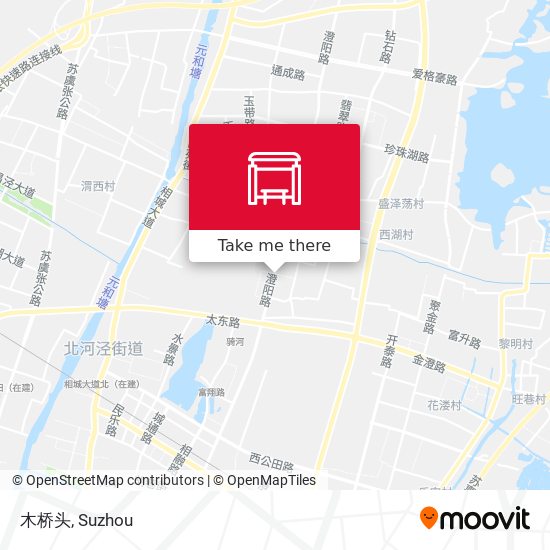 木桥头 map
