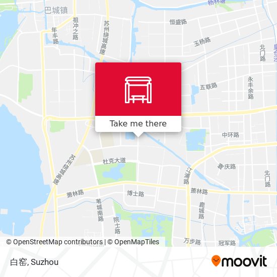 白窑 map