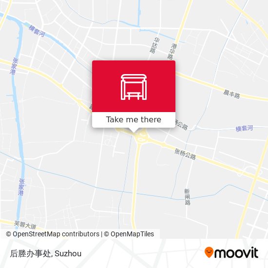 后塍办事处 map