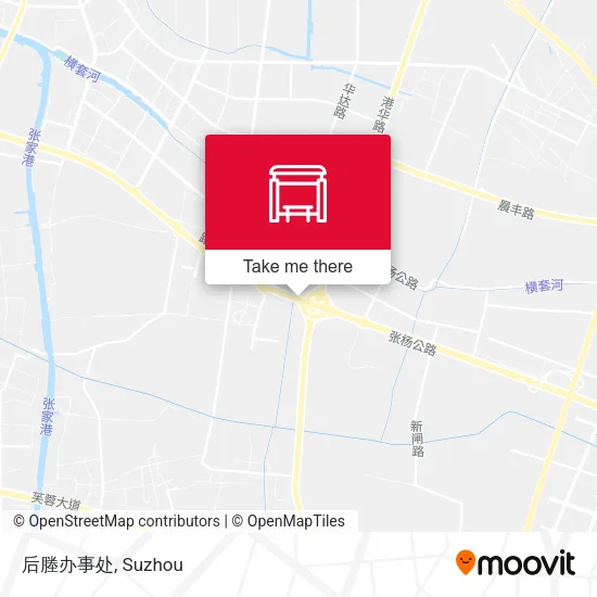 后塍办事处 map