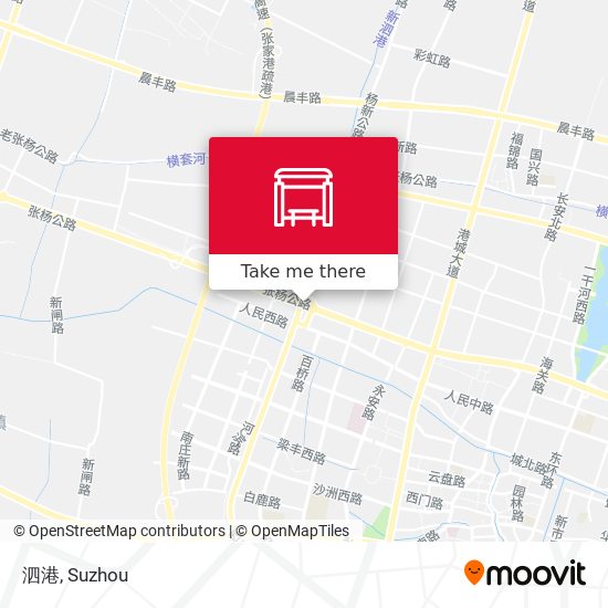 泗港 map