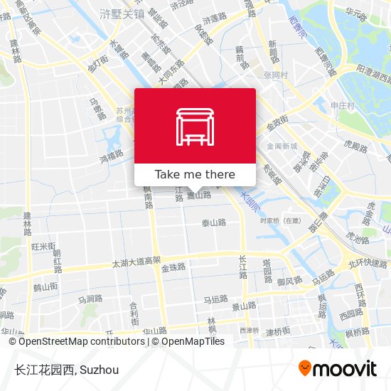 长江花园西 map
