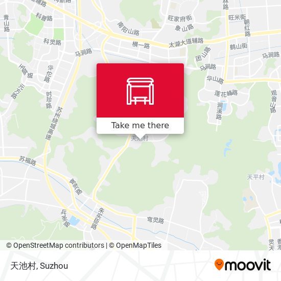 天池村 map