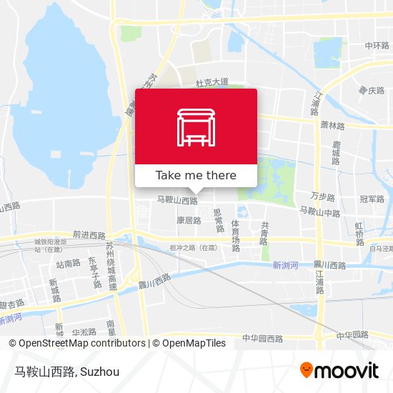 马鞍山西路 map