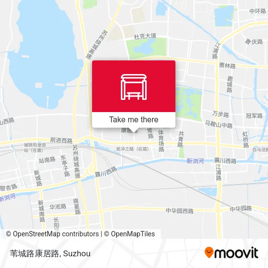 苇城路康居路 map