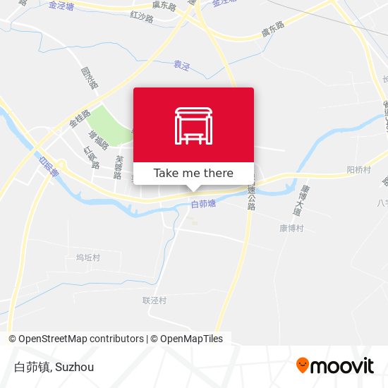 白茆镇 map