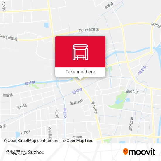 华城美地 map