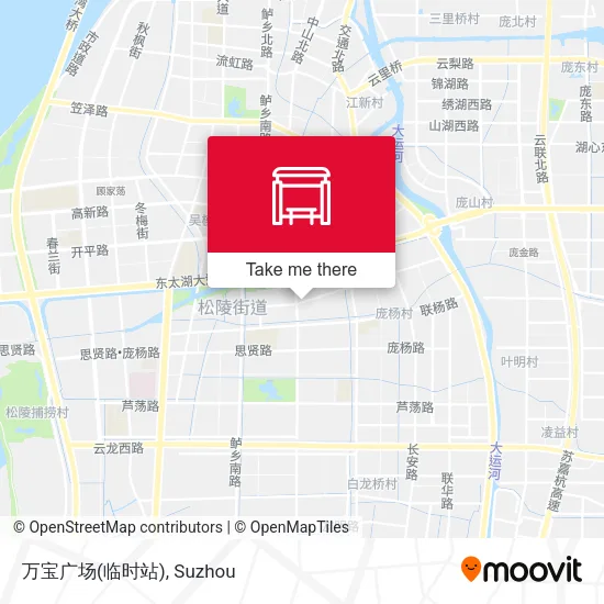 万宝广场(临时站) map