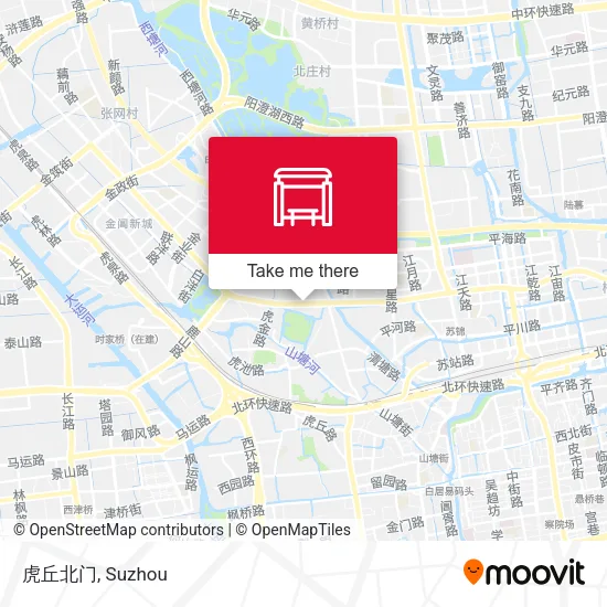 虎丘北门 map