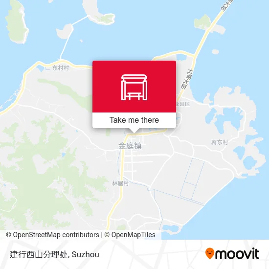 建行西山分理处 map